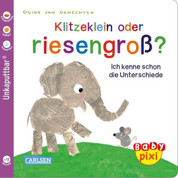 Carlsen Verlag | Baby Pixi 52:Klitzeklein oder riesengroß | 5388