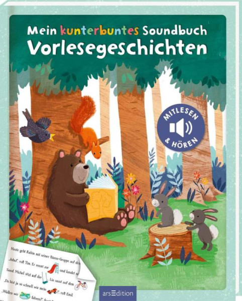 arsEdition | Mein kunterbuntes Soundbuch – Vorlesegeschichten | Taube, Anna