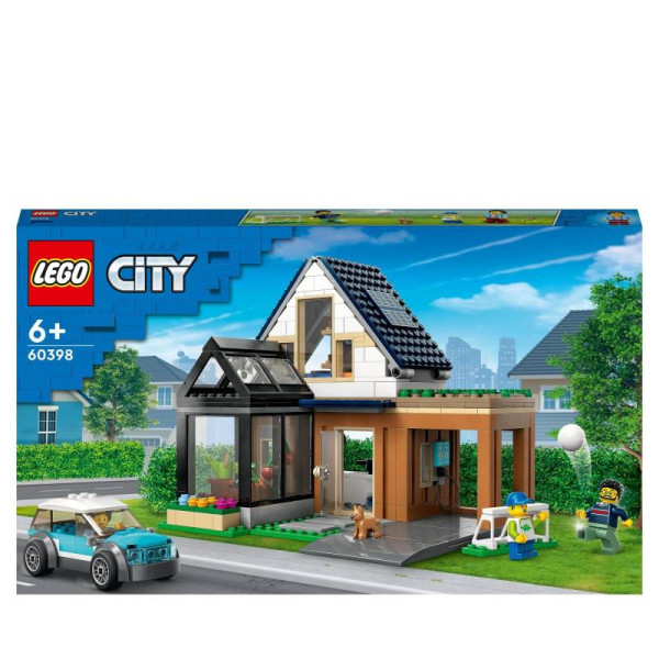 LEGO® | City  Familienhaus mit Elektroauto | 60398