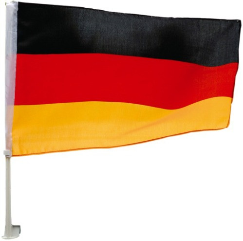 Happy People | Autofahne Deutschland ca.45x30cm | 15519