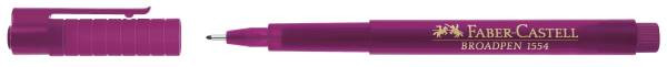 Faber-Castell | Fineliner BROADPEN 1554 | magenta