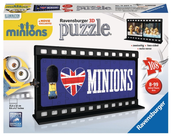 Ravensburger | Pz. Minions Bri 3D | 112074