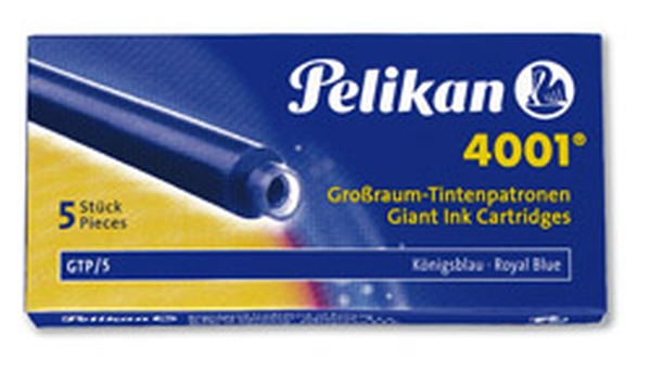 Pelikan | Tintenpatronen 4001 königsblau GTP/5 | 310748