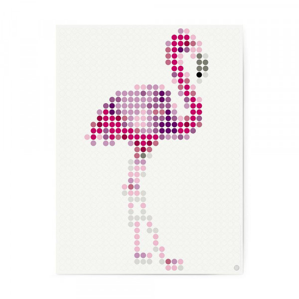 Dot on | dot on art - trend - flamingo