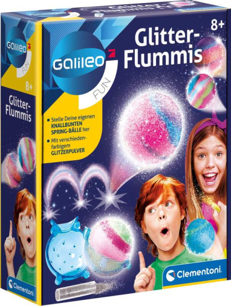 Clementoni Galileo Glitter-Flummis