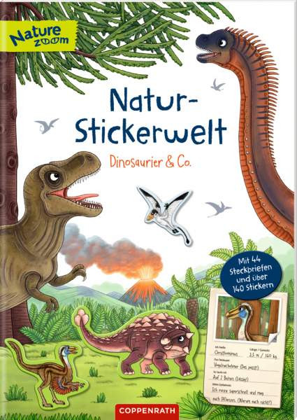 Coppenrath | Natur-Stickerwelt - Dinosaurier & Co. |  63830