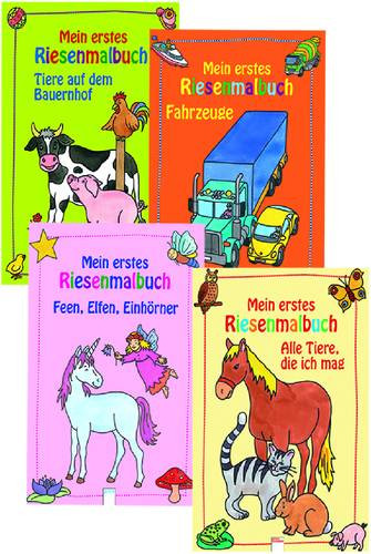 Arena | Mein erstes Riesenmalbuch (8 Expl.) | 18628-3