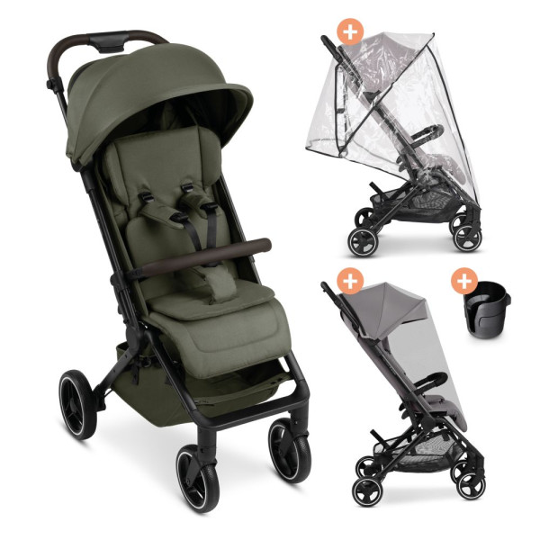 Ping 3 Trekking mit viel gratis Zubehör Becherhalter & Regenverdeck & Moskitonetz 