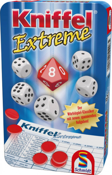 Schmidt Spiele | Kniffel® Extreme Metalldose | 51296