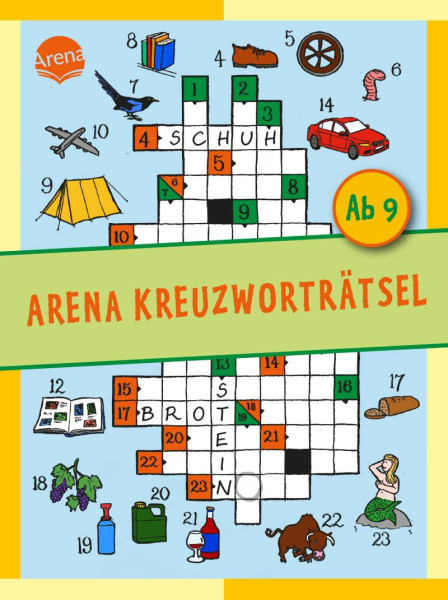 Arena | Arena Kreuzworträtsel. Ab 9 Jahren | Haller, Stefan