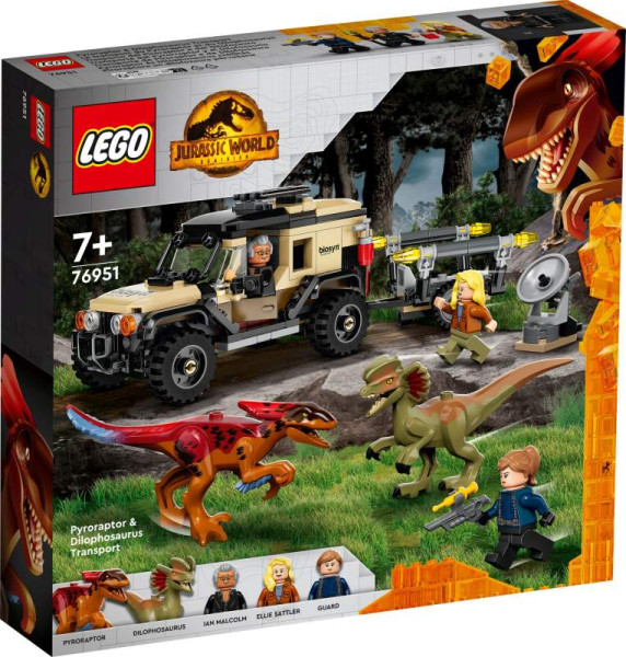 LEGO® | Jurassic World™  Pyroraptor & Dilophosaurus Transport | 76951