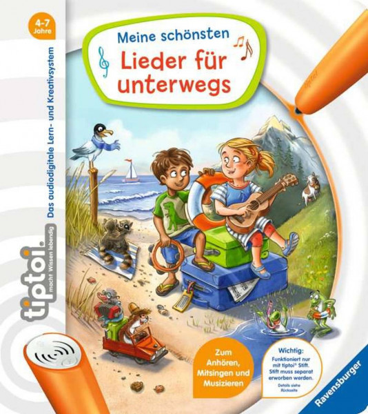 Ravensburger Buchverlag | tiptoi® Meine schönsten Lieder für unterwegs