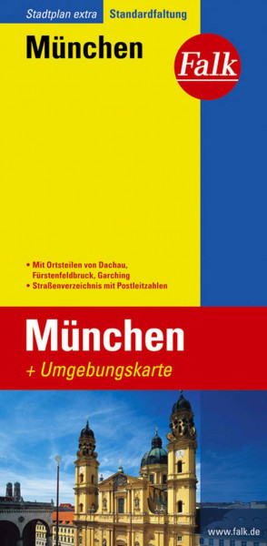 MAIRDUMONT | Falk Stadtplan Extra Standardfaltung München mit Ortsteilen von Dachau