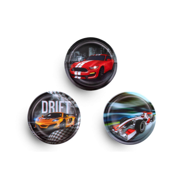 Belmil | Patches mit Klettverschluss Set 3-teilig- kompatibel mit Schulranzen Classy Plus/Smarty/Motion "Drift" | 336/B6/69
