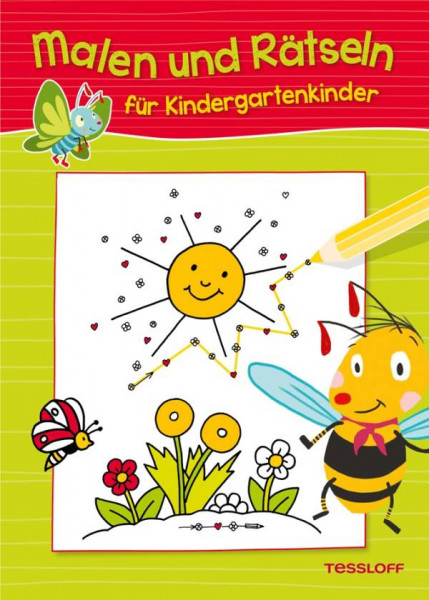 Tessloff | Malen und Rätseln für Kindergartenkinder. Grün