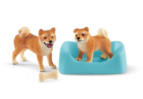 Schleich | Shiba Inu Mutter und Welpe | 42479