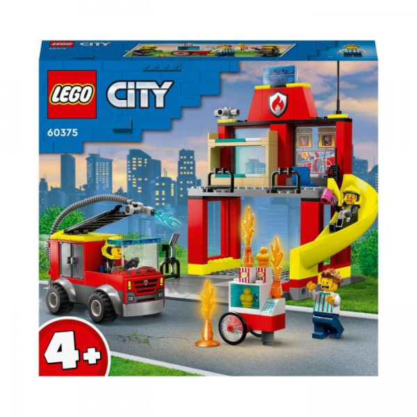 LEGO® |LEGO City  Feuerwehrstation und Löschauto | 60375