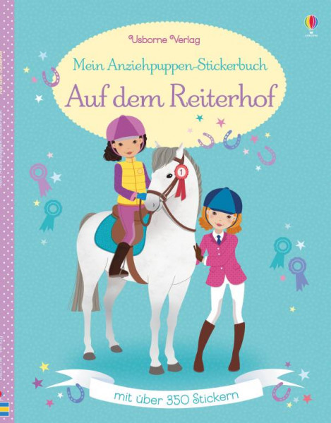 Usborne | Mein Anziehpuppen-Stickerbuch: Auf dem Reiterhof