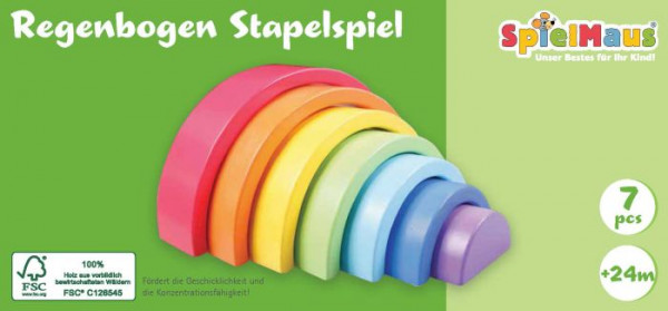 Vedes | SMH Regenbogen Stapelspiel | 40806687