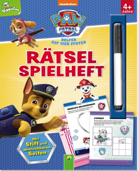Schwager & Steinlein | PAW Patrol Rätsel Spielheft | 8220000
