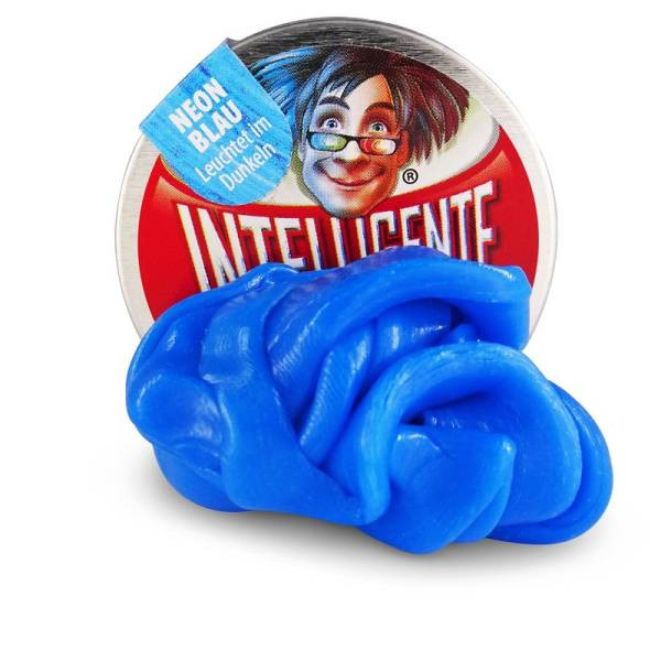 Intelligente Knete | Klein Neon Blau