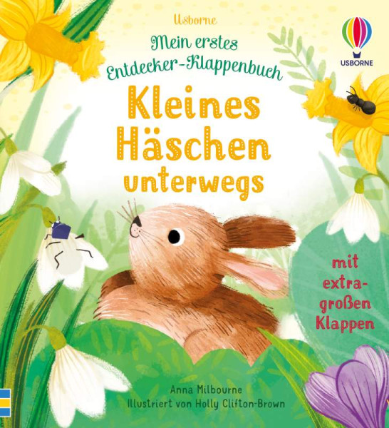 Usborne | Mein erstes Entdecker-Klappenbuch: Kleines Häschen unterwegs | Milbourne, Anna