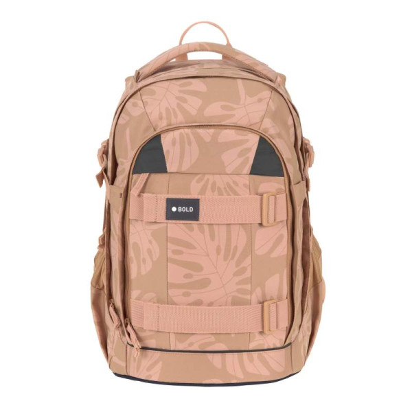 Lässig | School Backpack Origin Bold Leaves caramel  | 1205018867