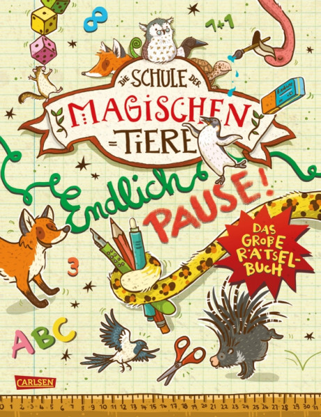 Carlsen Verlag | Schule der mag. Tiere Rätselbuch Pause | 18660