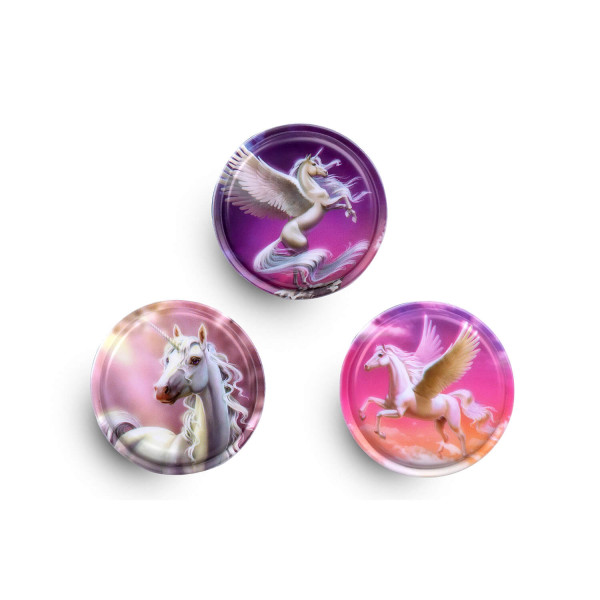 Belmil | Patches mit Klettverschluss Set 3-teilig- kompatibel mit Schulranzen Classy Plus/Smarty/Motion "Pegasus" | 336/B6/53