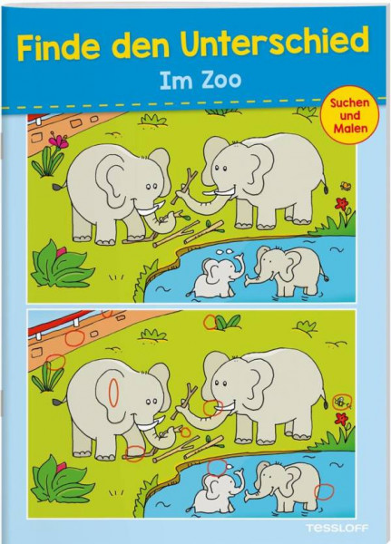 Tessloff Verlag | Finde den Unterschied. Zoo