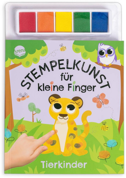 Arena | Stempelkunst für kleine Finger. Tierkinder | Hinkler