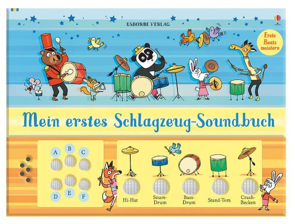 Usborne | Mein erstes Schlagzeug-Soundbuch