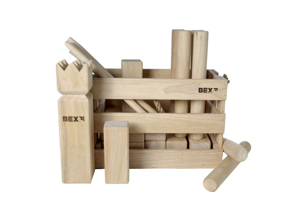 Bex Sport | Kubb Viking Original Gummiholz ​​in Holzkiste | 511205