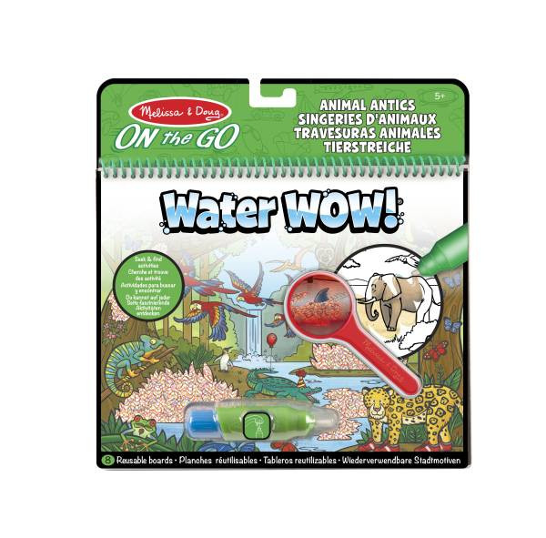 Melissa & Doug | Water Wow Animal Antics | Deluxe Water Reveal Pad