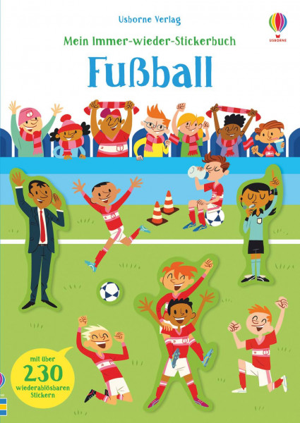 Usborne | Mein Immer-wieder-Stickerbuch: Fußball