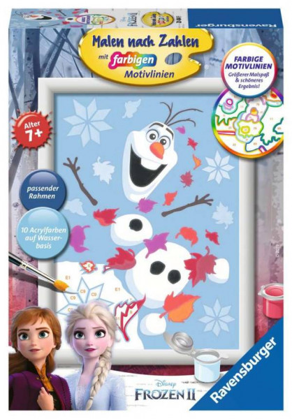 Ravensburger Malen nach Zahlen | Fröhlicher Olaf | 284849