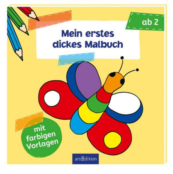 Ars Edition | Malbuch ab 2: Mein erstes dickes Malbuch