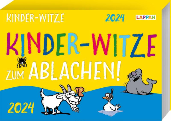 Lappan | Kinder-Witze zum Ablachen! 2024: Mein Kalender für jeden Tag | 