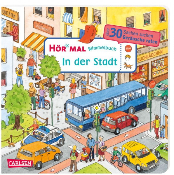 Carlsen Verlag | Hör mal (Soundbuch): Wimmelbuch: Stadt | 125176