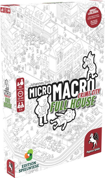 Pegasus Spiele |MicroMacro: Crime City 2 ? Full House (Edition Spielwiese) | 59061G