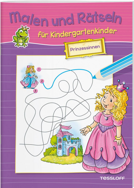Tessloff Verlag Ragnar Tessloff GmbH & Co. KG | Malen und Rätseln für Kindergartenkinder. Prinzessin