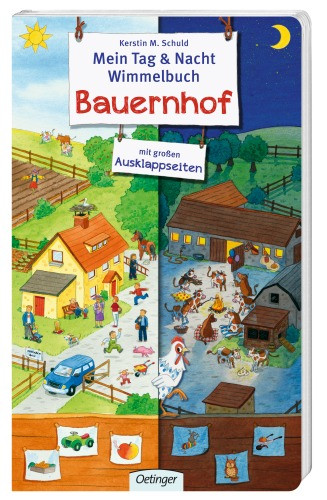 Verlag Friedrich Oetinger | Tag & Nacht Wimmelbuch Bauernhof | 789171710