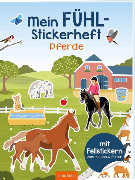 Libri GmbH | Mein Fühl-Stickerheft - Pferde | 
