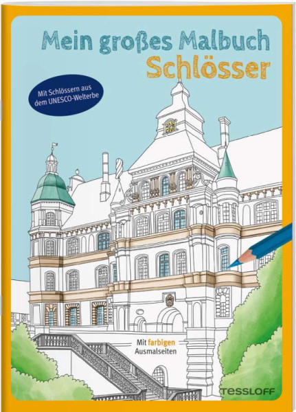 Bianca Linster | Mein großes Malbuch. Schlösser