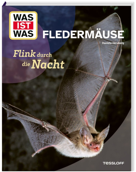 Tessloff Verlag Ragnar Tessloff GmbH & Co. KG | WAS IST WAS Fledermäuse. Flink durch die Nacht | Herzberg, Daniela