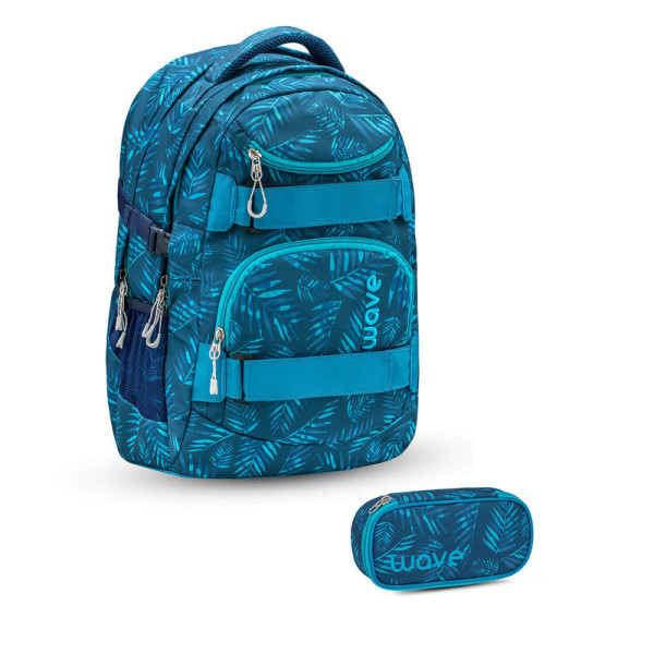 Belmil | Wave Infinity Schulrucksack Set 2 tlg. "Jungle Vibe" | 338-72/A /25-SET1