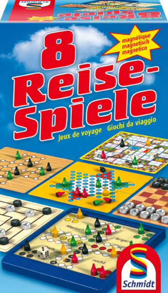 Schmidt-Spiele | 8 Reise-Spiele magnetisch | 49102