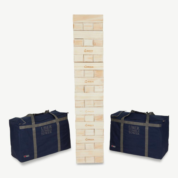 Ubergames | 60 KG JENGA TURMSPIEL | BIS ZU 250CM 