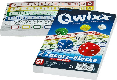 Qwixx - Zusatzblöcke