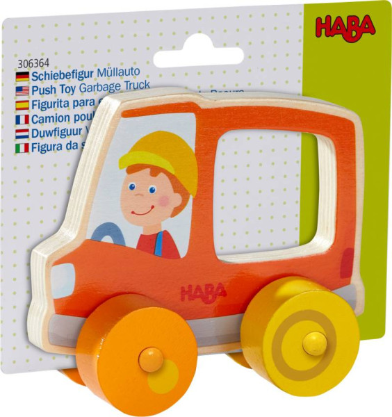 HABA | Schiebefigur Müllauto | 306364